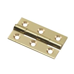 Charnière étroite, laiton, 7/8" x 1 1/2", 2/pqt