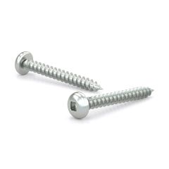 Zinc Plated Metal Screws - Pan Head - 2" - 100/Pkg