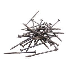 Vis à plancher sans placage, tête trompette, naturel, #8 x 3", 1 500/pqt