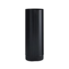 Black Matt Stove Pipe - 24 Ga - 6" x 18"