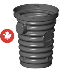 Cuvette de pompe de sous-sol