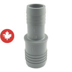 Raccord réduit de plastique, 1 1/4" x 1"