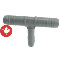 Plastic "T" Reducing - 3/4" x 3/4" x 1/2"