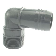 Coude combiné mâle en plastique, 1 1/2"