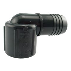 Coude combiné femelle en plastique, 1 1/4" x 1 1/4"