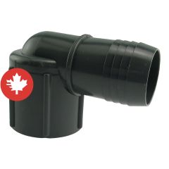 Hub Plastic Combined Elbow - 1 1/2" x 1 1/2"