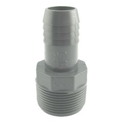 Adaptateur réduit mâle en plastique, 1 1/4" x 1"