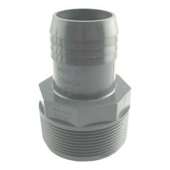 Adaptateur réduit mâle en plastique, 2" x 1 1/2"