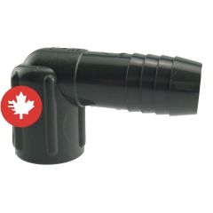 Hub Plastic Combined Elbow - 3/4" x 1/2"