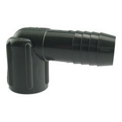 Coude combiné femelle en plastique, 3/4" x 1/2"