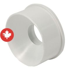 Raccord réducteur PVC-BDS E/BÂT à E/ABS, 4" x 1 1/2", mâle x femelle, blanc