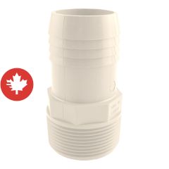 Adaptateur mâle en nylon, 1 1/2"