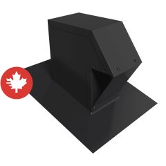 VMAX-CT Roof Exhaust Vent Cap - 4" - Black