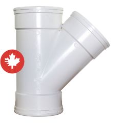 Un raccord en "Y" à 45º SDR