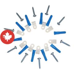 Back clips for shelf