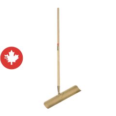 Binette à étable 18,5", modèle à tige, manche en bois dur 62"