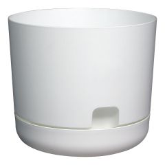 Self-Watering Oasis Planter - White - 8"