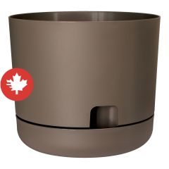 Self-Watering Oasis Planter - Cappuccino - 8"
