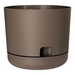 Self-Watering Oasis Planter - Cappuccino - 8"