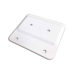 Plaque horizontale Fixplak 24H, 2" x 4", blanc