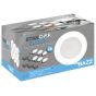 Luminaires encastrés DEL, 4", blanc doux, 8 W, 6/pqt