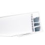 Coupe-froid ajustable en vinyle blanc en U pour porte avec insertion en vinyle, 36"