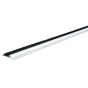 Coupe-froid auto-adhesif en vinyle blanc pour bas porte avec insertion en fibre, 36"