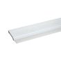 Coupe-froid en vinyle pour porte de garage, blanc, 9'