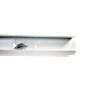 U-Shape Vinyl Door Bottom with Polymer Insert - White - 36"