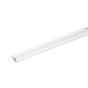 Coupe-froid en aluminium pour porte avec insertion en vinyle, blanc, 2 x 82" + 36"