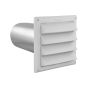 Intake Hood - White - 6"