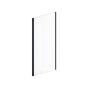 Pandora Shower Side Panel - Matte Black - 32" x 75"
