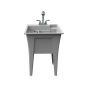 Cuve à lavage Nova tout-en-un avec robinet, 24" x 22" x 34", granite