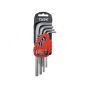 10pc Metric Long L-Type Hex Key Set