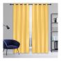 Total Blackout Curtain with Metal Grommets 84 L - Mustard