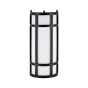 Luminaire mural extérieur DEL, Wilson, 12", noir
