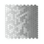 Tuile autoadhésive 3X +Rapide HEXAGONIA S2, Métal, 11,48 x 11,89 x 0,2 po