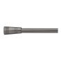Extensible Metal Curtain Rod Set 28"-48" - Gunmetal Trumpet