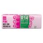 R-14 Pink Next Gen Fiberglas Insulation - 15" x 47" x 3 1/2" - Covers 78.3 sq. ft