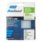 Feuille autocollante abrasive ProSand 1/4, grain 150, 4 1/2" x 4 1/2", 4/pqt
