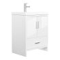 Meuble-lavabo, Smally, 2 portes/1 tiroir, blanc, 24" x 33 1/2"