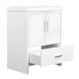 Meuble-lavabo, Smally, 2 portes/1 tiroir, blanc, 24" x 33 1/2"