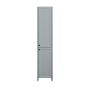 Lingerie, Nord, 2 portes réversibles, gris mat, 15-3/4” x 74-3/4”