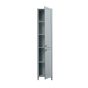 Lingerie, Nord, 2 portes réversibles, gris mat, 15-3/4” x 74-3/4”