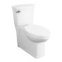 Toilette cuvette allongée Décor par American Standard, 2 pièces, chasse simple, 4,8 l, blanc