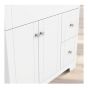 Meuble-lavabo, Brooklyn, 2 portes/2 tiroirs, blanc laqué, 36 1/4" x 34 3/4"