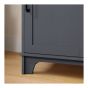 Meuble-lavabo, Balboa, avec paniers, 1 porte/4 étagères, charbon, 30" x 34,5"