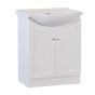 Meuble-lavabo, Priam, 2 portes, blanc, 30"