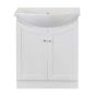 Meuble-lavabo, Priam, 2 portes, blanc, 30"