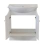 Meuble-lavabo, Priam, 2 portes, blanc, 30"